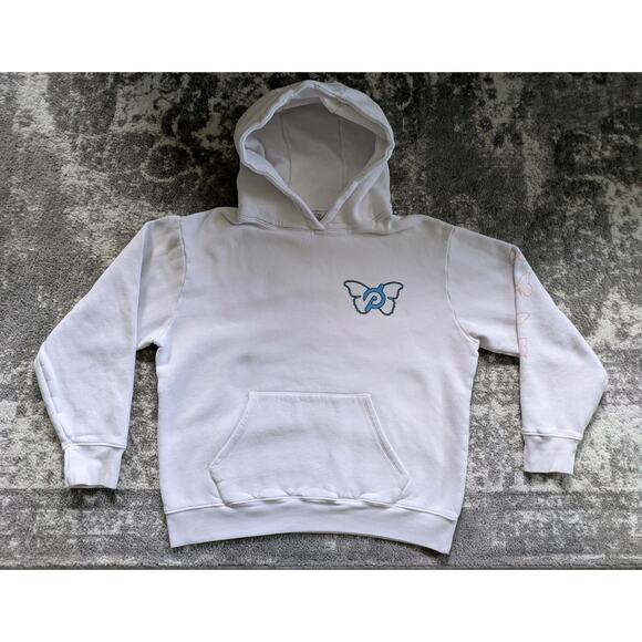 Peloton X Brittany Allen Hoodie Womens White Sweater Pullover Ladies - Large USA - Picture 2 of 16